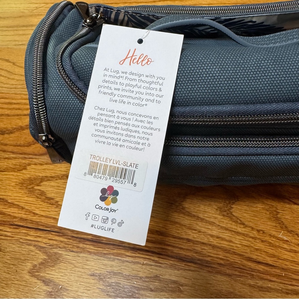 NWT Lug Trolley Matte Luxe - Slate Blue - Picture 4 of 5